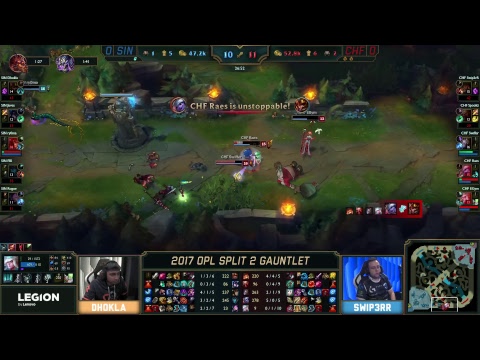 OPL Split 2 2017 - GAUNTLET Day 2: CHF vs. SIN