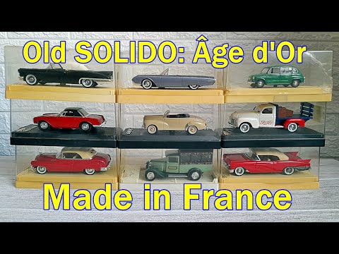 Old SOLIDO models - Made In France - Âge d'Or