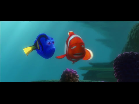 Finding Nemo official trailer: Marlin and Dory in open water facing the unknown