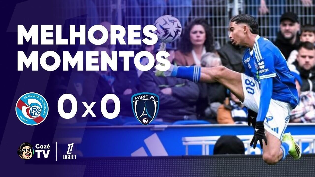 MELHORES MOMENTOS: STRASBOURG 0 X 0 PARIS FC | LIGUE 1 2025/2026 | 25ª RODADA