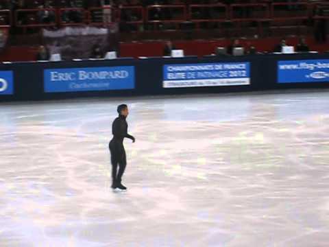 2012 Trophée Eric Bompard - Men SP Warm-Up