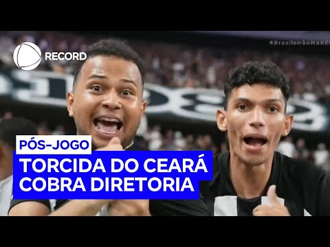 Choro e revolta: a reação da torcida do Ceará ao rebaixamento inesperado no Brasileirão