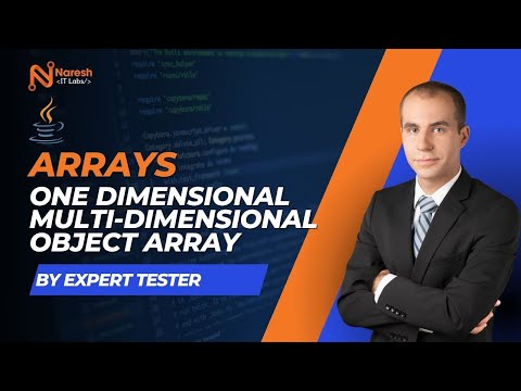 Session 11 Java For Selenium Arrays One Dimensional Multi Dimensional Object Array