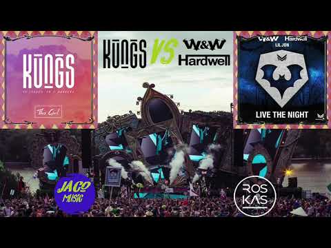 Hardwell & W&W vs Kungs - Live The Night vs This Girl (Mashup)