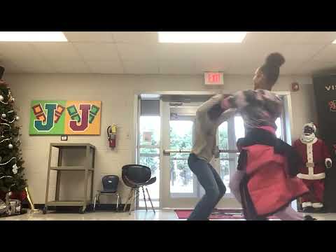 girls play fighting in school (fake fight )