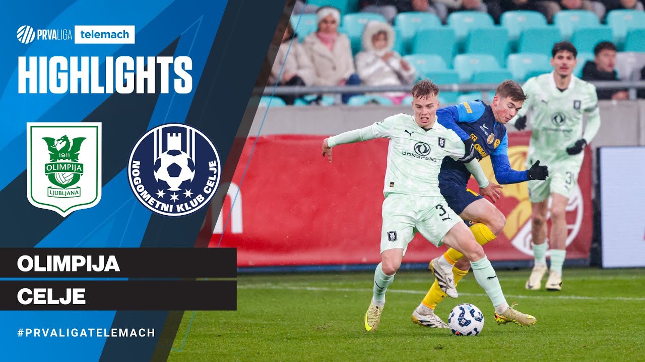 NK Olimpija Ljubljana vs NK Celje Highlights