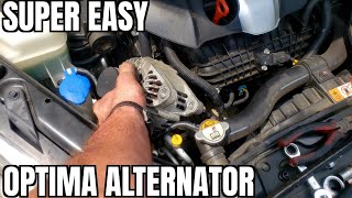 2011 2015 Kia Optima Alternator Replace How to 2012 2013 2014