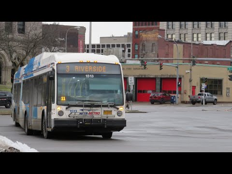 NFTA METRO RIDE ROUTE 34 INBOUND BUS 1515 - 2015 NOVABUS LFS CNG