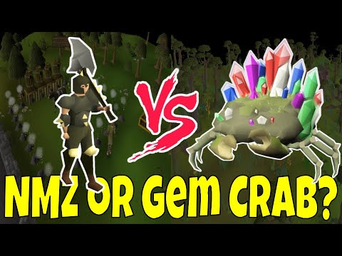 OSRS Gemstone Crab vs Nightmare Zone | AFK Melee & Ranged Setups, XP Comparisons