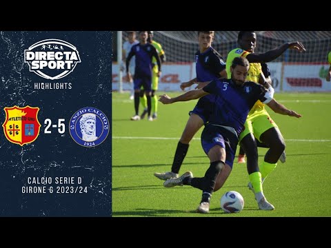 Calcio Serie D Gir. G - US Atletico Uri-Anzio Calcio 2-5 (Highlights)