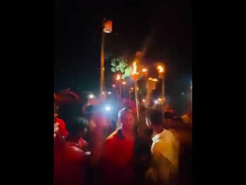 বাজিতপুরকে জেলা ঘোষণার দাবিতে মশাল মিছিল, উত্তপ্ত জনপদ