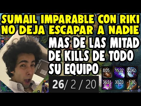 IMPARABLE SUMAIL CON RIKI NO DEJA ESCAPAR A NADIE CON VIDA | DOTA 2