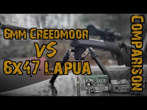 6mm Creedmoor vs 6x47 Lapua Cartridge Comparison