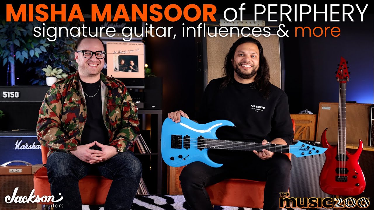 Misha Mansoor on his new Jackson guitars, keeping in tune with Evertune bridges & touring the world! - YouTube