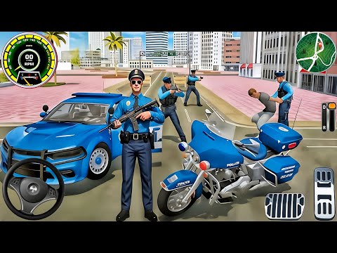 Police Car Chase Simulator 3D Game - Real Cop Cars Driving Simulator 2025 - Android GamePlay