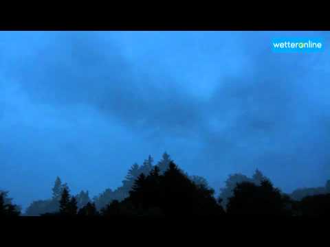 wetteronline.de: Naheinschlag im Video (09.06.2015)