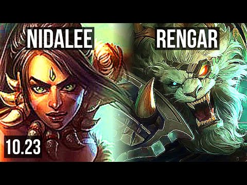 NIDALEE vs RENGAR (JUNGLE) | 14/1/6, Legendary | NA Diamond | v10.23