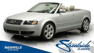 Video Thumbnail for 2004 Audi S4 Cabriolet