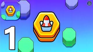 Hex Defense - Gameplay Walkthrough Part 1 - Hex Tower Defense Game (Android, iOS)