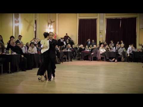 Betsabet Flores  and  Jonathan Spitel  are  dancing  at  Tango Secrets Festival  in  2016