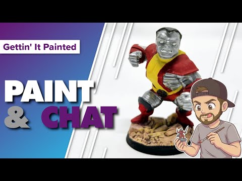 Marvel United Miniature Painting Live Stream and Chat