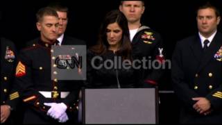 CHRIS KYLE FUNERAL - WIDOW ON BEING A BROKEN WOMAN