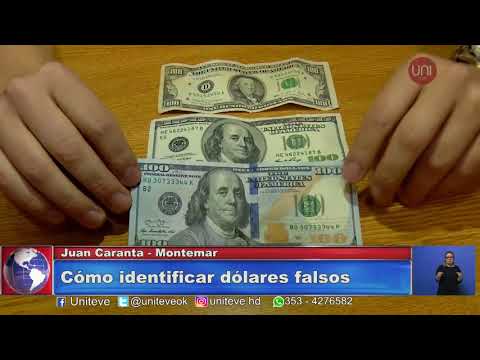 ¡Cómo detectar un dólar falso?