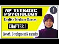 AP TS TET English Medium Classes PSYCHOLOGY Chapter 1 Growth Development Maturity
