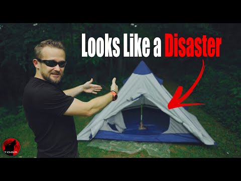 I DREAD Camping In This Tent! - Alps Mountaineering Trail Tipi 2 Tent - Preview and First Look