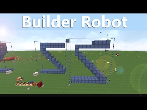 Buildcraft BC ROBOTS TUTORIALS - P11: Builder ROBOT - GERMAN / DEUTSCH