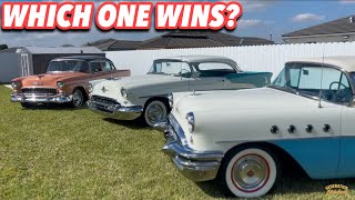 Download lagu Comparing 3 cars from 1955: Chevrolet Belair vs Oldsmobile 88 vs Buick Century - Which one is better mp3