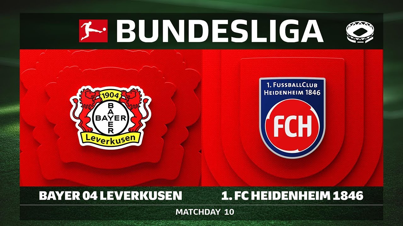 Bayer 04 Leverkusen vs. 1. FC Heidenheim 1846 | Matchday 10 - Bundesliga 2025/26