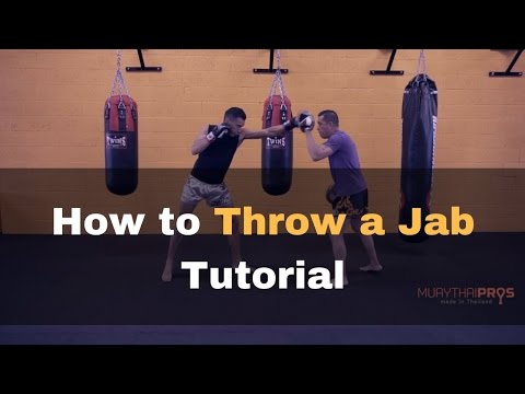 How to Throw a Jab Tutorial - Muay Thai Techniques