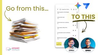 Custom App Demo for Field-to-Office Automation | AppSheet + Gemini
