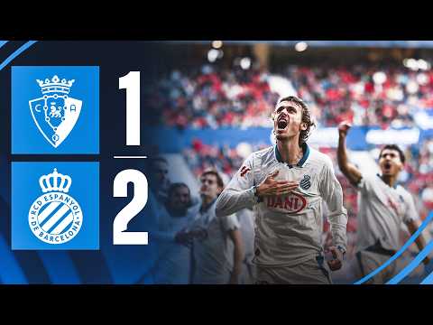 CA Club Atlético Osasuna Pamplona 1-2 RCD Real Club Deportivo Espanyol de Barcelona