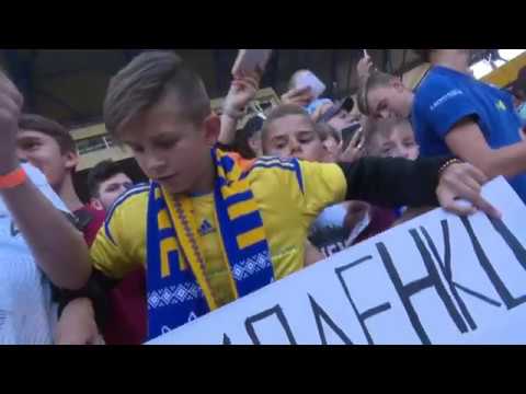 Прес-конференція Андрія Шевченка та відкрите тренування збірної України у Харкові