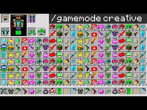 I Secretly Used Creative Mode With 1,969 Mods in Minecraft..