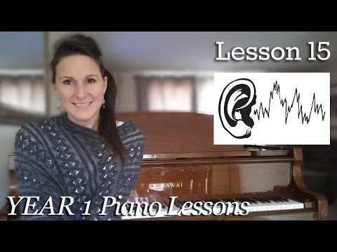 Lesson 15: Ear - Up or Down | Free Beginner Piano Lessons - [Year 1]  Lesson 1-15