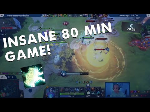 INSANE 80 MIN GAME! | Mjolnir on Crystal Maiden!