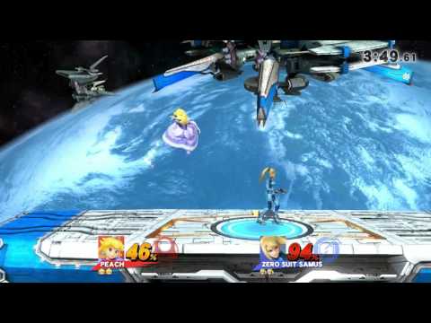 Super Smash Bros. Wii U For Glory: Peach vs. Zero Suit Samus