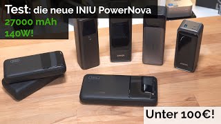 INIU Power Bank 27000mAh 140W im Test, INIUs erste echte Flaggschiff Powerbank!