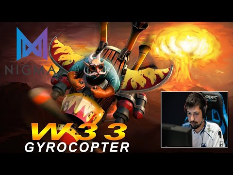 NIGMA.W33 GYROCOPTER - DOTA 2 7.23 GAMEPLAY