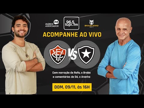 VITÓRIA 0 x 0 BOTAFOGO - Brasileirão Série A - 33ª rodada - 09/11/2025 - AO VIVO