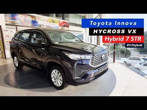 New Toyota Innova HyCross VX Hybrid 2023 🔥 Black Colour - Rs 24.01L | Detailed Walkaround Review!