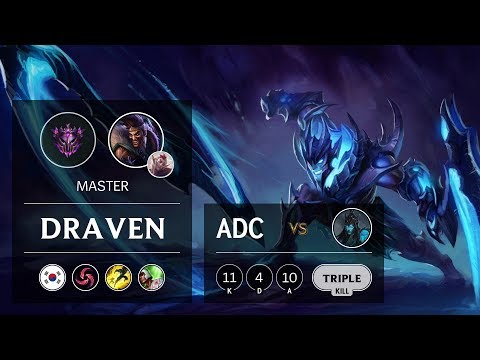 Draven ADC vs Kalista - KR Master Patch 9.19