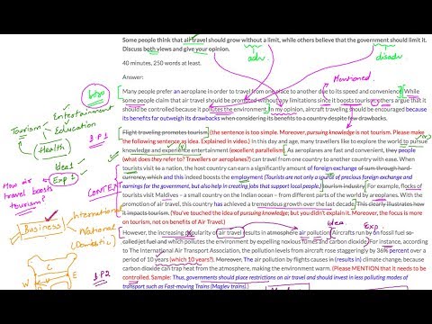 Air travel essay picture