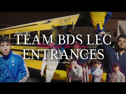 All Team BDS #LEC Entrances | #LEC 2024 Winter Split