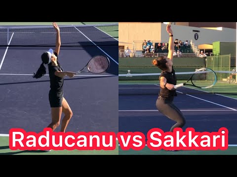 Tennis Serve Comparison | Emma Raducanu vs Maria Sakkari