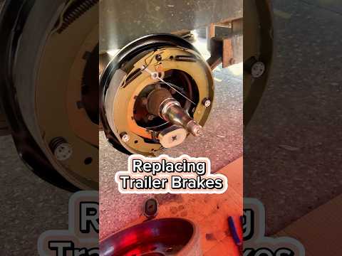 Replacing Trailer Brakes on Trailer