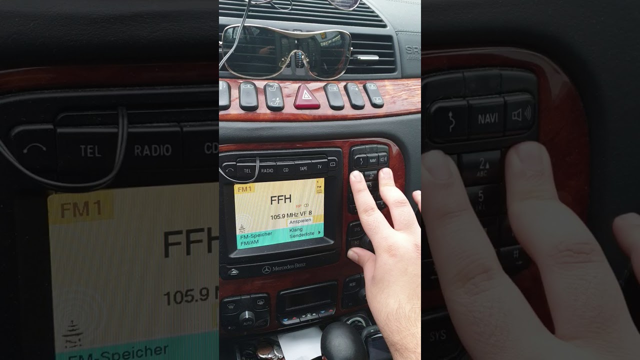 W220 S-Klasse  Battery Voltage Comand Menu  Secret function